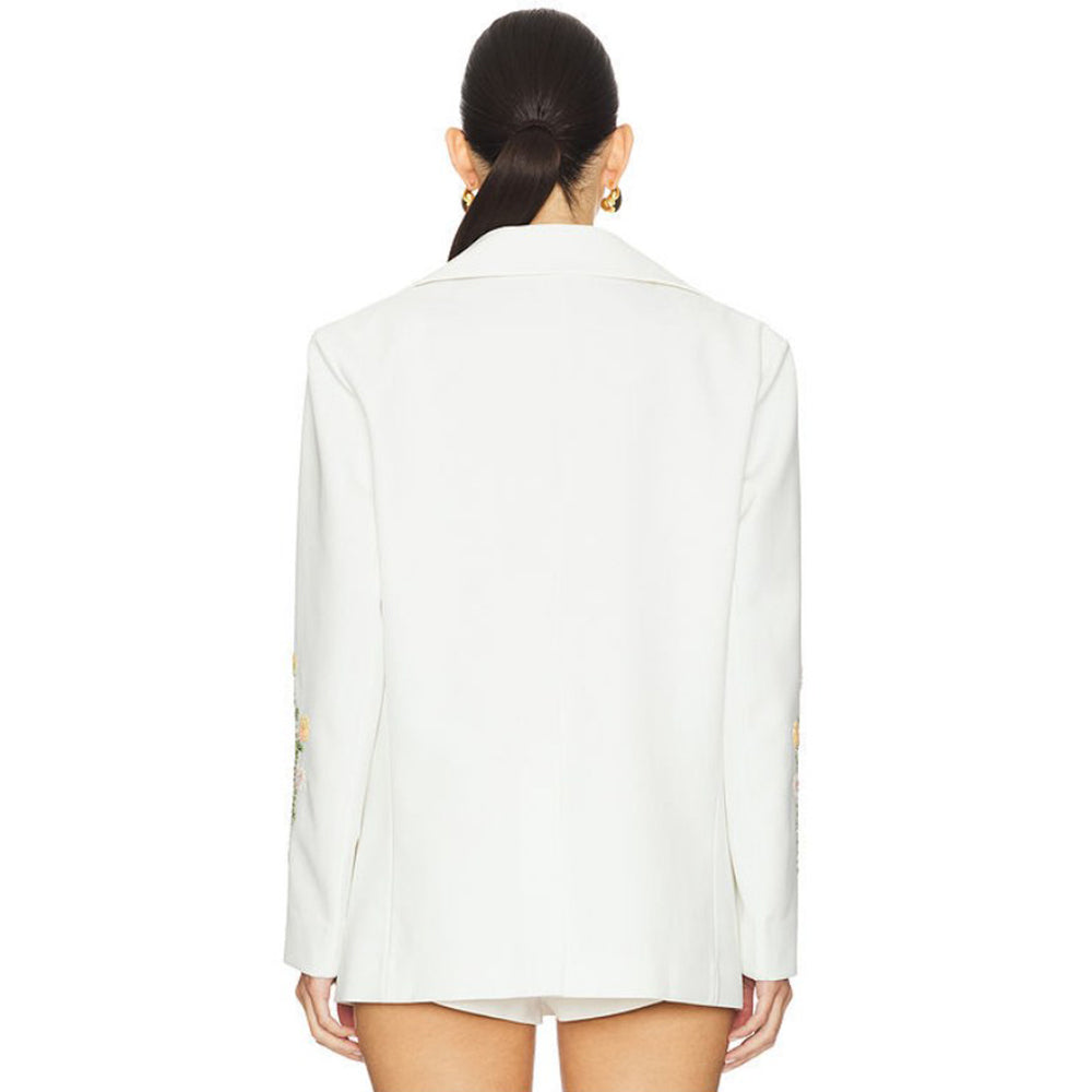 La Fuori Summer Bloom Embellished Jacket