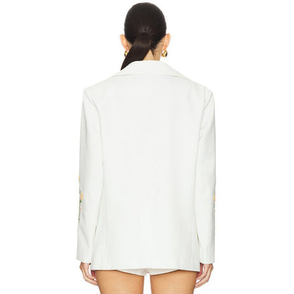 La Fuori Summer Bloom Embellished Jacket