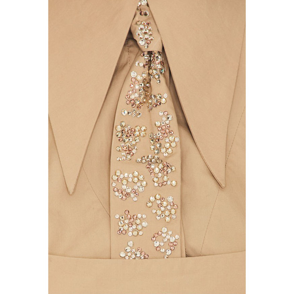 La Fuori Alena Pleated Mini Dress