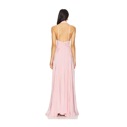 La Fuori Backless Maxi Dress