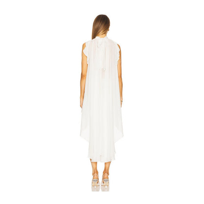 La Fuori Silk Gathered Halter Top