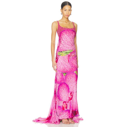La Fuori Orchid Pink Gown