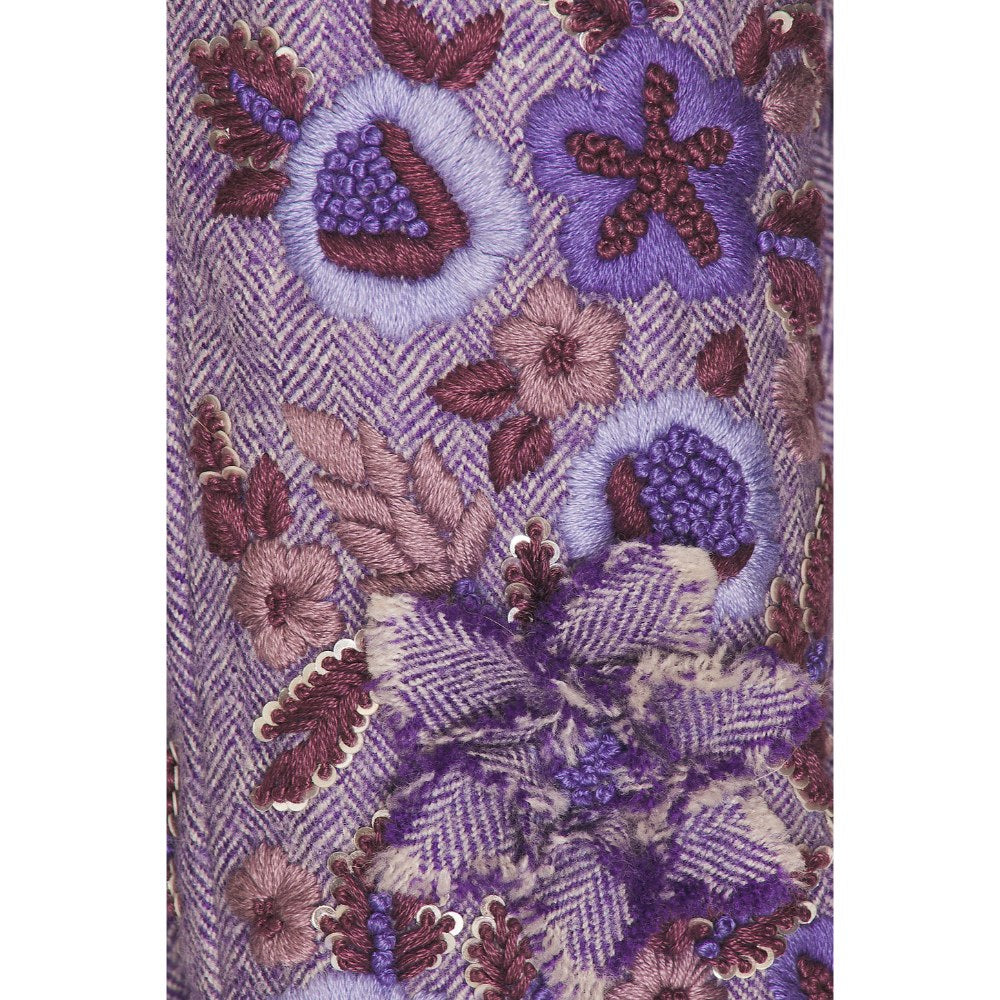 La Fuori Georgiana Tweed Mini Jacket