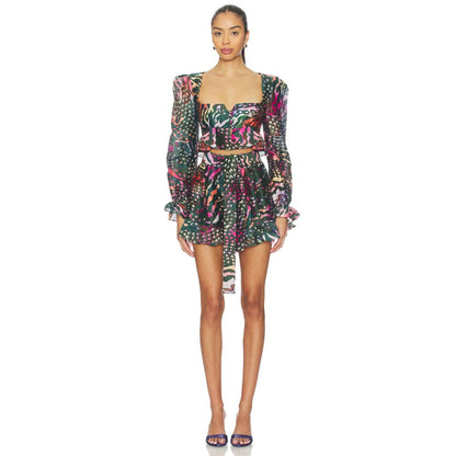 La Fuori Graphic Jungle Top