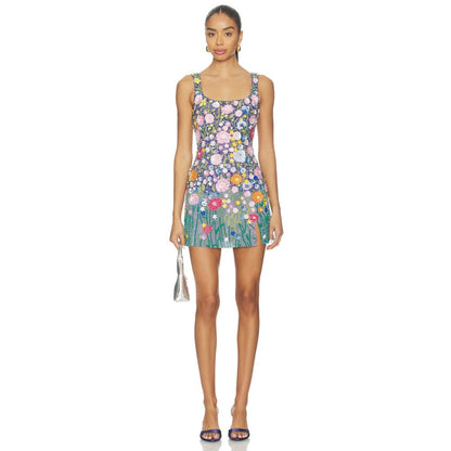 La Fuori Gustav Klimt Garden Mini Dress