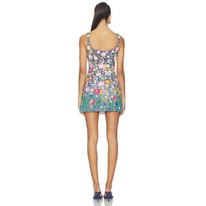 La Fuori Gustav Klimt Garden Mini Dress