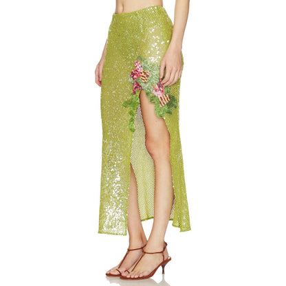 La Fuori Fresh Fern Green Skirt