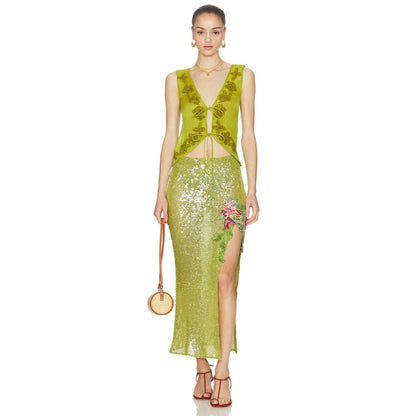 La Fuori Fresh Fern Green Skirt