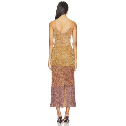 La Fuori Alessia Sovereign Ombre Midi Dress