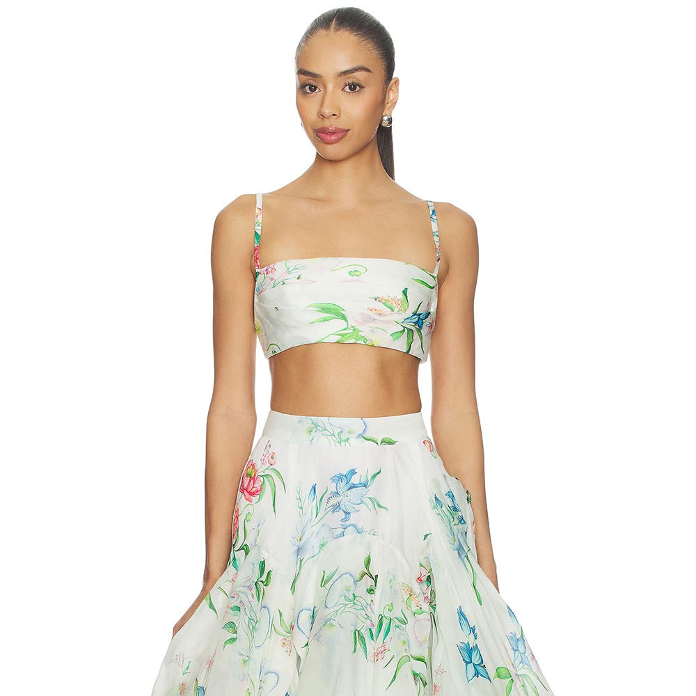 La Fuori Petal Cascade Bralette Top