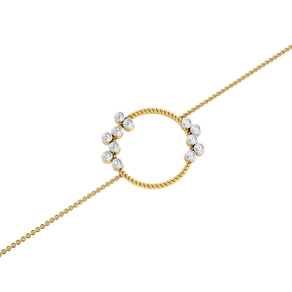 La marque-M White Bouquet Of Diamond Necklace