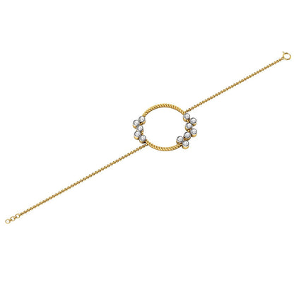 La marque-M White Bouquet Of Diamond Necklace
