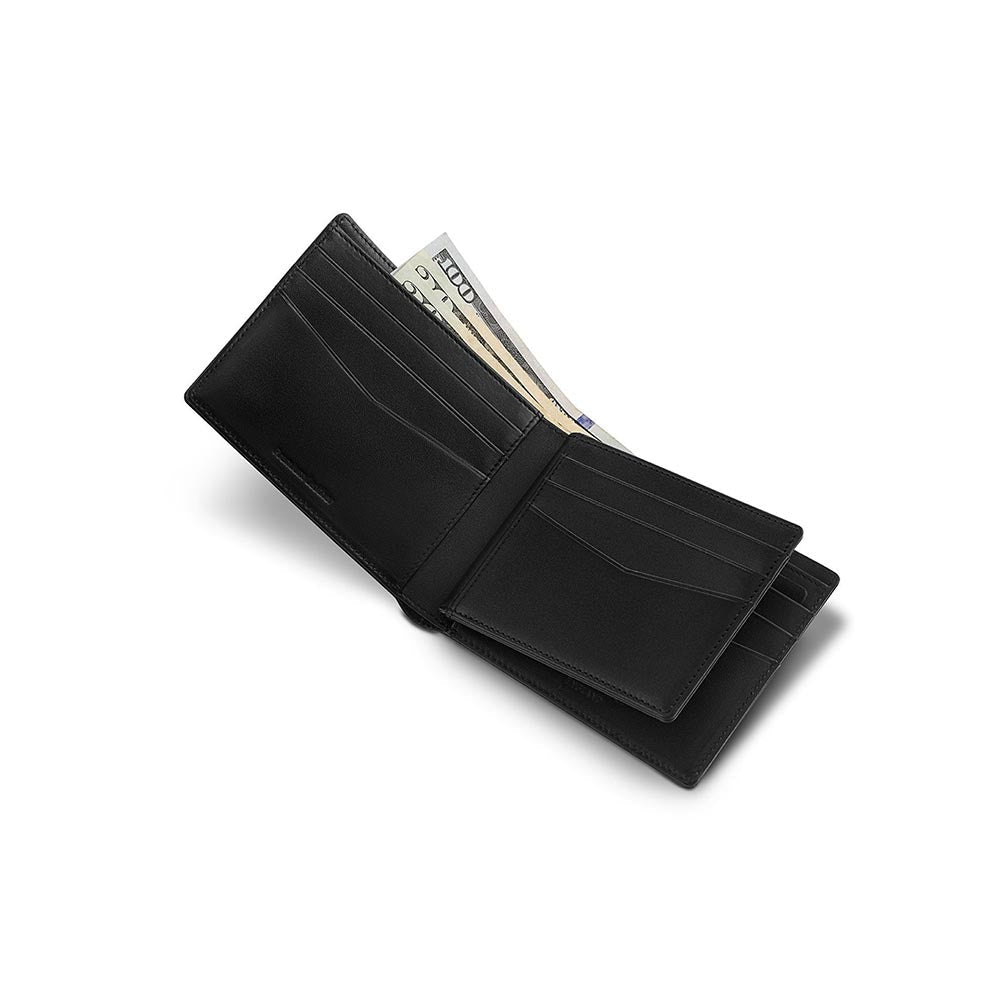 Lapis Bard Mayfair Bifold Centre Addition Wallet - Black