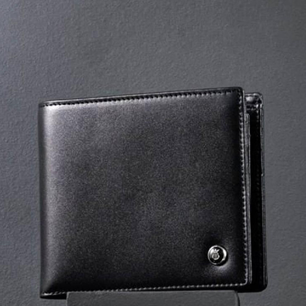 Lapis Bard Mayfair Bifold Centre Addition Wallet - Black