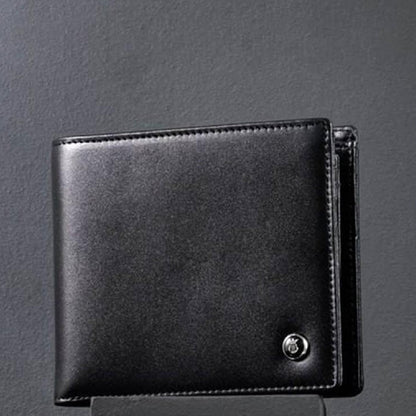 Lapis Bard Mayfair Bifold Centre Addition Wallet - Black