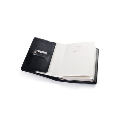 Lapis Bard Mayfair A5-Size Leather Notebook and Black Jacket