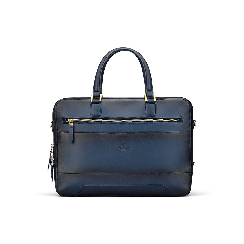 Lapis Bard Ducorium Dorchester 14Inch Laptop Business Bag - Blue