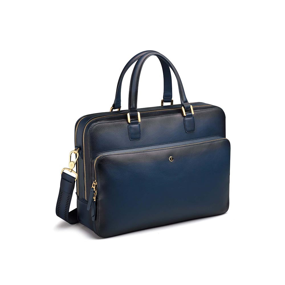 Lapis Bard Ducorium Dorchester 14Inch Laptop Business Bag - Blue
