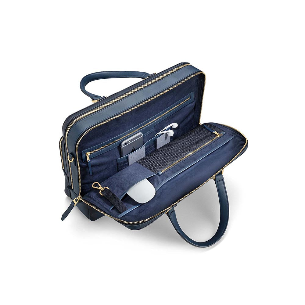Lapis Bard Ducorium Dorchester 14Inch Laptop Business Bag - Blue