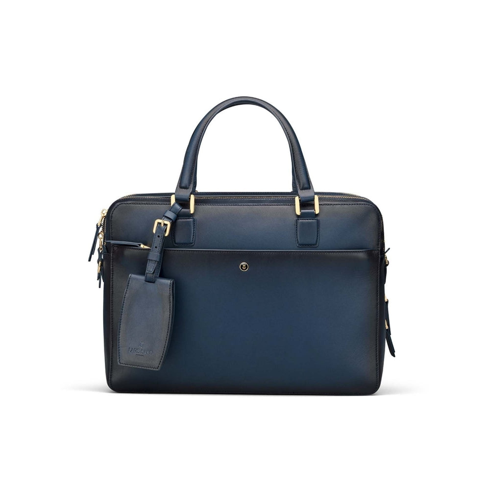 Lapis Bard Ducorium Chester Slim 14Inch Laptop Business Bag - Blue