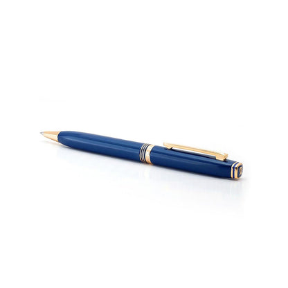 Lapis Bard Contemporary Ballpoint Pen Blue With Gold Trims