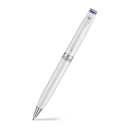 Lapis Bard Contemporary Ballpoint Pen - Pearl With Chrome Trim