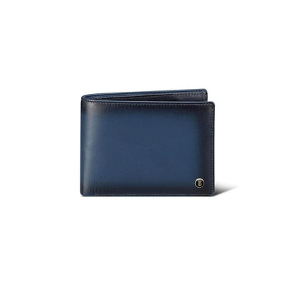 Lapis Bard Ducorium Bi-Fold Wallet With Coin Pocket - Blue