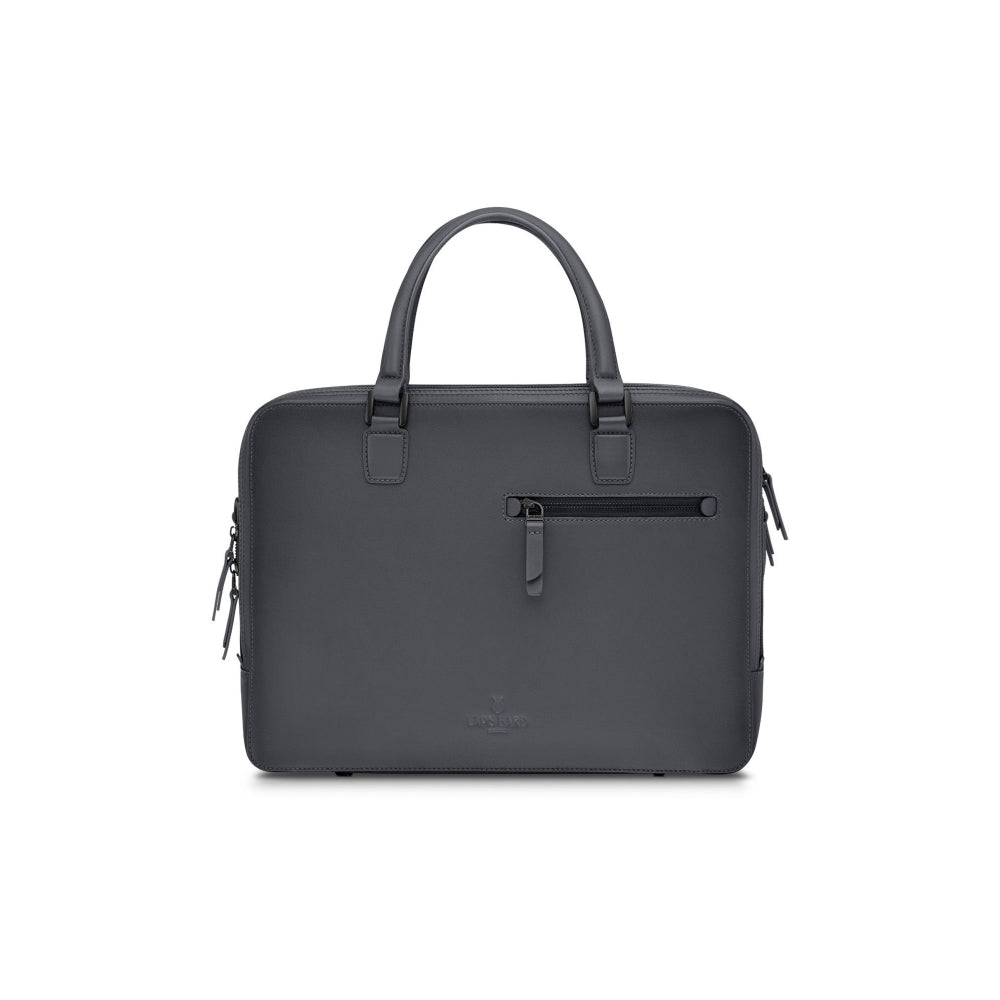 Lapis Bard Ducorium Leather Chester 14-inch Laptop Business Bag Graphite
