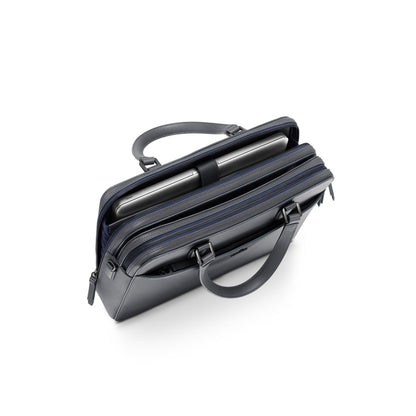 Lapis Bard Ducorium Leather Chester 14-inch Laptop Business Bag Graphite