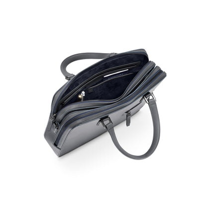 Lapis Bard Ducorium Leather Chester 14-inch Laptop Business Bag Graphite