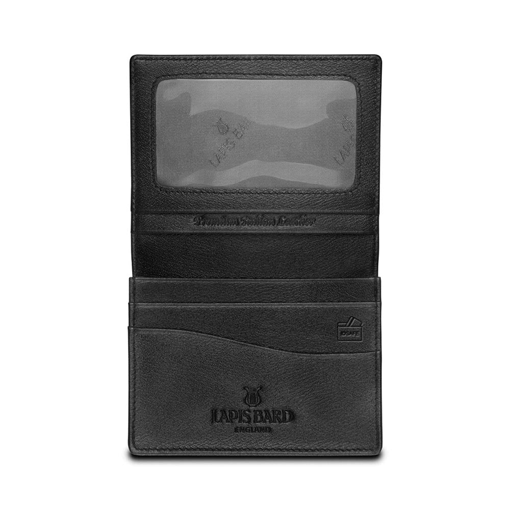 Lapis Bard Belgravia Business Card Holder With RFID Black