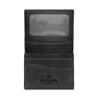 Lapis Bard Belgravia Business Card Holder With RFID Black
