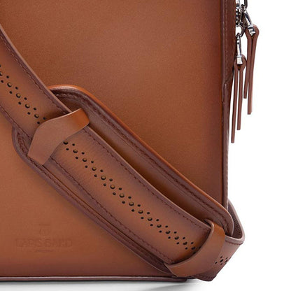 Lapis Bard Ducorium Kent Crossbody Travel Bag - Cognac Brown