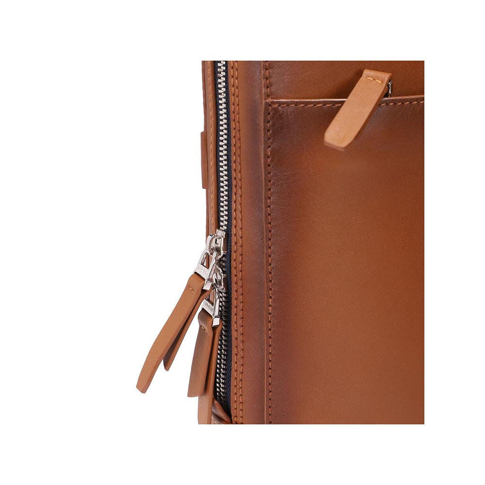 Lapis Bard Ducorium Spencer 15-Inch Slim Laptop Business Bag - Cognac