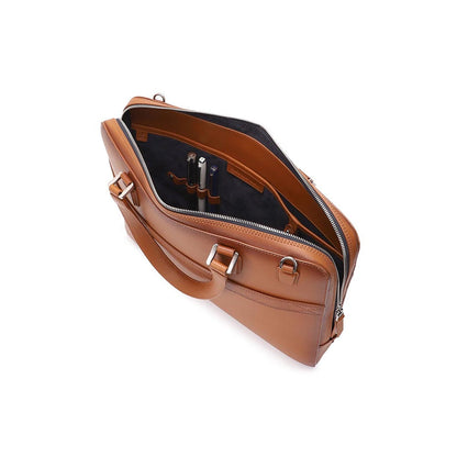 Lapis Bard Ducorium Spencer 15-Inch Slim Laptop Business Bag - Cognac