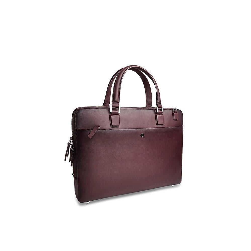 Lapis Bard Ducorium Spencer 15-Inch Slim Laptop Business Bag - Bordeaux