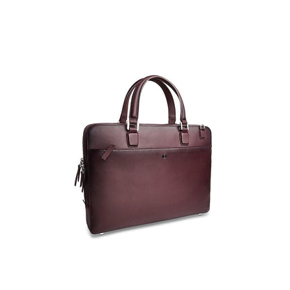 Lapis Bard Ducorium Spencer 15-Inch Slim Laptop Business Bag - Bordeaux