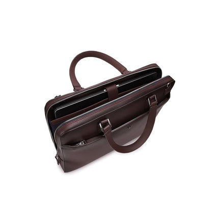 Lapis Bard Ducorium Spencer 15-Inch Slim Laptop Business Bag - Bordeaux