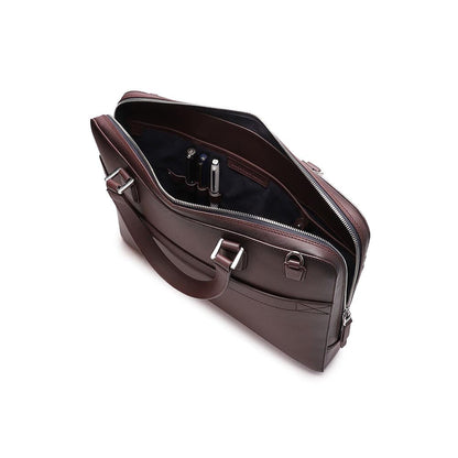 Lapis Bard Ducorium Spencer 15-Inch Slim Laptop Business Bag - Bordeaux
