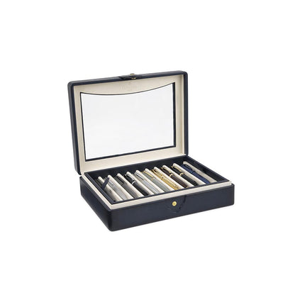 Lapis Bard Ducorium Hemingway Pen Chest (10 Pen) - Navy