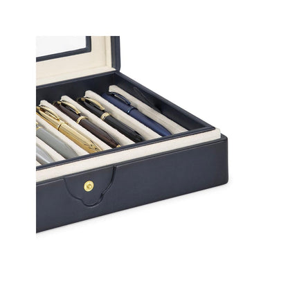 Lapis Bard Ducorium Hemingway Pen Chest (10 Pen) - Navy