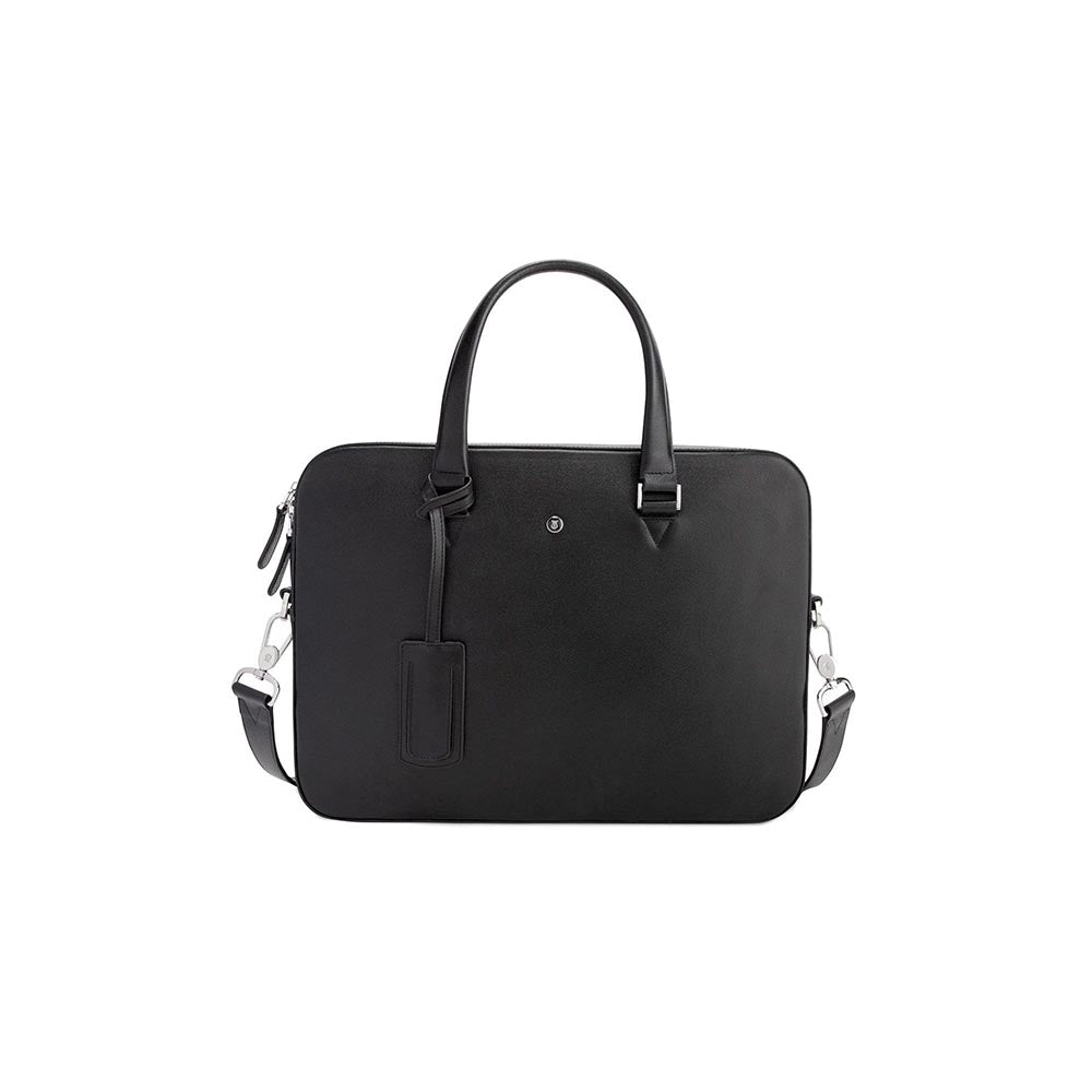 Lapis Bard Belgravia Rhodes 14-inch Slim Laptop Bag - Black