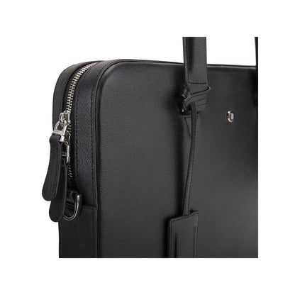 Lapis Bard Belgravia Rhodes 14-inch Slim Laptop Bag - Black
