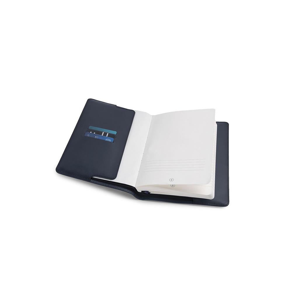 Lapis Bard Ducorium Navy Blue Leather Notebook Jacket (A5)