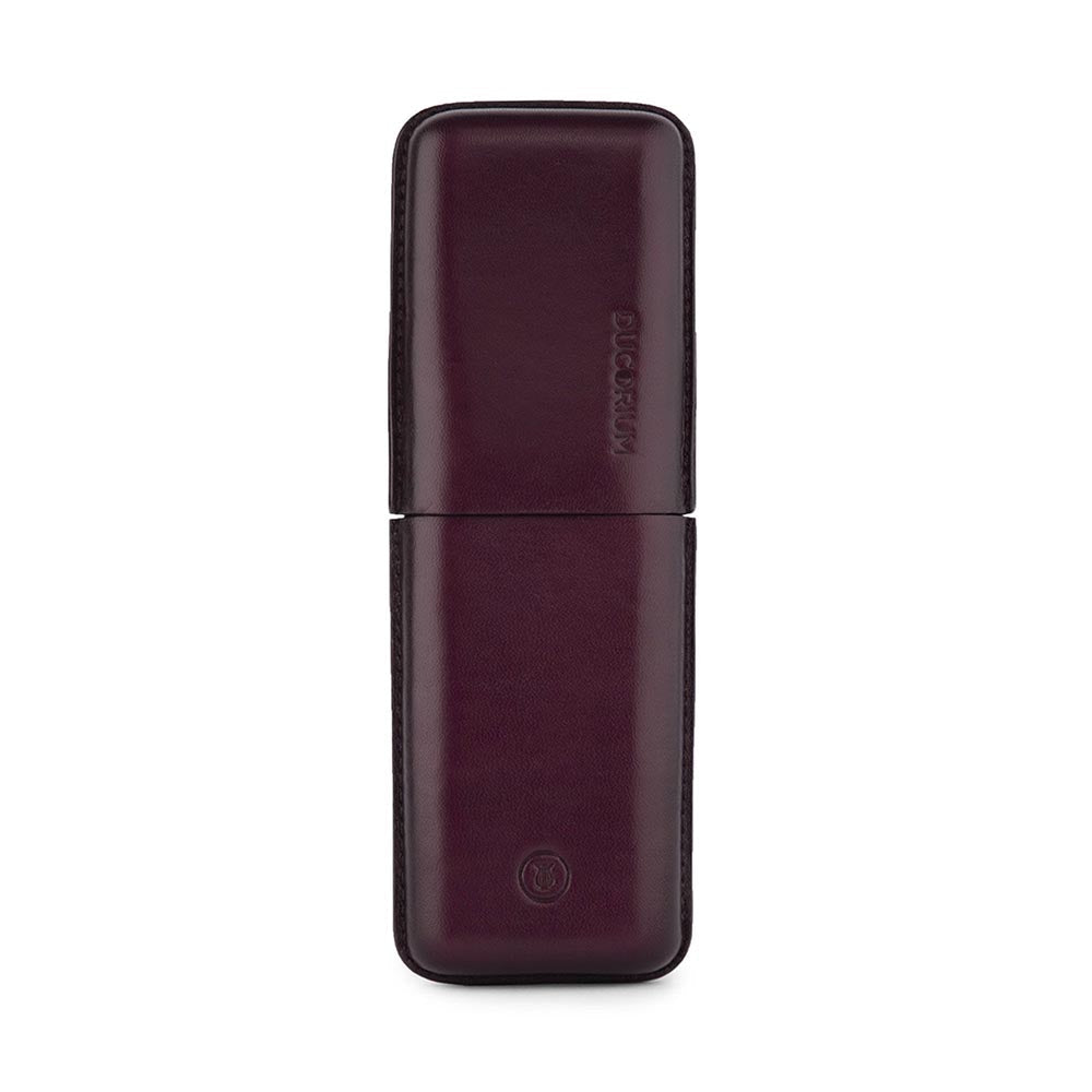 Lapis Bard Ducorium Moulded Pen Case Maroon