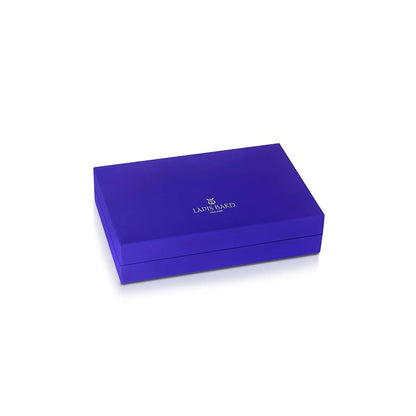 Lapis Bard Contemporary Torque Ballpoint Pen - Blue with Gold Trims