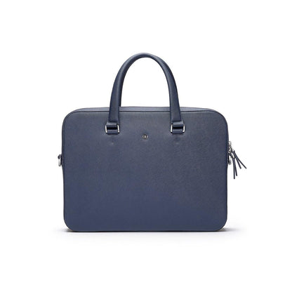 Lapis Bard Navy Stanford Austin 14-inch Slim Laptop Bag with Detachable Belt