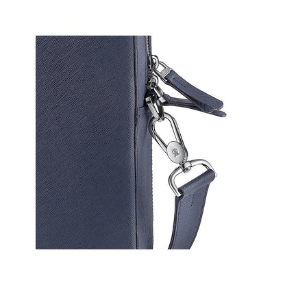 Lapis Bard Navy Stanford Austin 14-inch Slim Laptop Bag with Detachable Belt