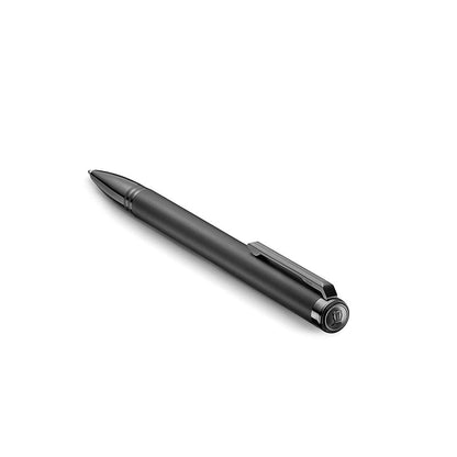 Lapis Bard Torque Matte Grey Ball Pen and GraphiteDucorium Leather Notebook Jacket Gift Set