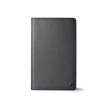 Lapis Bard Torque Matte Grey Ball Pen and GraphiteDucorium Leather Notebook Jacket Gift Set
